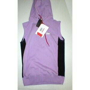 NWT Womens New Italy Pharmacy Industry PHCY Purple Hoodie Top Sleeveless S Small